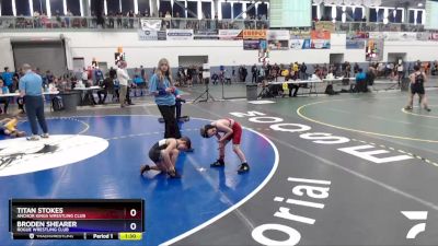 53 lbs Round 1 - Broden Shearer, Rogue Wrestling Club vs Titan Stokes, Anchor Kings Wrestling Club