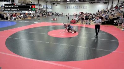 157 lbs Champ. Round 1 - Hunter Isaacs, Thomas More vs Lucas Zombotti, West Liberty