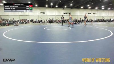 180 lbs Quarterfinal - Jaxon Reyolnds, POWA 14U vs Leeson Allen, Storm MS