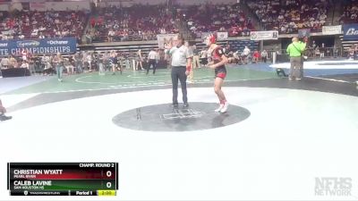 D 2 145 lbs Champ. Round 2 - Christian Wyatt, Pearl River vs Caleb Lavine, Sam Houston Hs