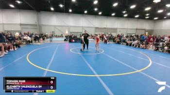 106 lbs Round 1 (8 Team) - Tomasin Mair, Michigan Blue vs Elizabeth Valenzuela Smith, Arizona Black