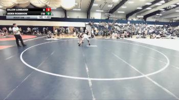 157 lbs Cons. Round 3 - Dillon Lombardi, Ursinus vs Aiden Robinson, Elizabethtown