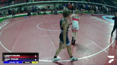 113 lbs Quarterfinal - Landyn Fincher, Oregon vs Perry Fowler, Utah