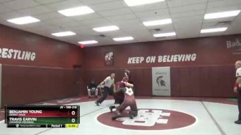 198 lbs Quarterfinal - Benjamin Young, Desert Oasis vs Travis Earvin, Cimarron Memorial