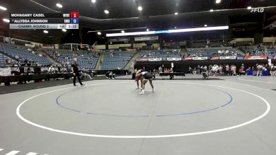 160 lbs Champ. Round 2 - Allyssa Johnson, Central Methodist vs Mohagany Casel, Wayland Baptist