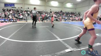 58 lbs Final - Bretley (Gage) Peters, Roland Youth League Wrestling vs Thomas Sandlin, Vian Wrestling Club