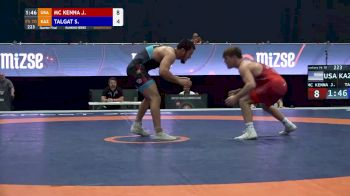 70 kg Quarter Final - Joey McKenna, USA vs Syrbaz Talgat, KAZ