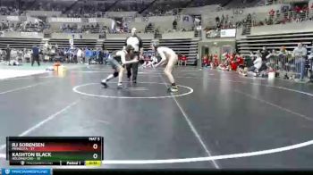 130 lbs Semis (4 Team) - Kashton Black, Holdingford vs RJ Sorensen, Minneota