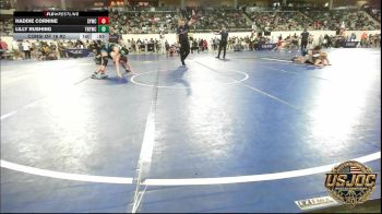 108 lbs Consi Of 16 #2 - Haddie Cornine, Sedalia Youth Wrestling Club vs Lilly Rushing, Tough N Technical Wrestling Club