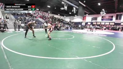 190 lbs Cons. Round 3 - Jesus Gonzalez, West Covina vs Matthew Dalhover, Mission Viejo