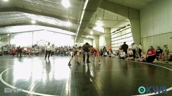 52 lbs Quarterfinal - Cannon Francis, Team Tulsa Wrestling Club vs Carsyn Holcomb, Tecumseh Youth Wrestling