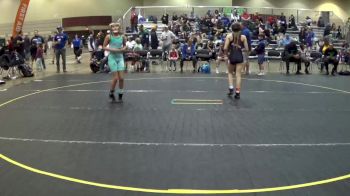 80/90 Round 1 - Zainab Albadri, Greater Heights Wrestling vs Kassie Sapp, Michigan Grappler RTC