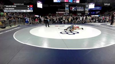 100 lbs Champ. Rd Of 128 - Dillon Regis, WA vs Liam Mauch, VA