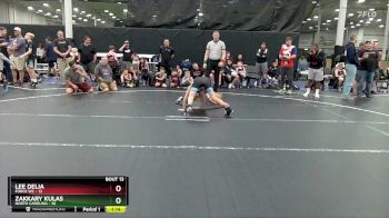 84 lbs Round 4 (8 Team) - Zakkary Kulas, North Carolina vs Lee Delia, Force WC