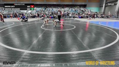 49 lbs Consolation - Dikota Lacy, Outstanding Member vs Weston Molinaro, Rising Sun Wrestling Club