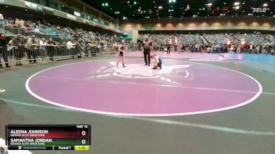 86-94 lbs Round 2 - Aleena Johnson, Nevada Elite Wrestling vs Samantha Jordan, Nevada Elite Wrestling