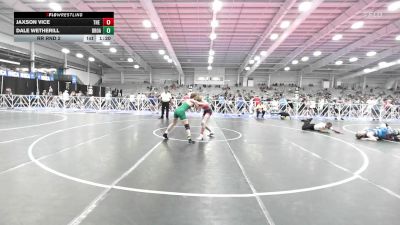 120 lbs Rr Rnd 2 - Jaxson Vice, The Asylum Red vs Dale Wetherill, Broad Axe Wrestling Academy HS2
