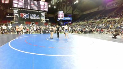 122 lbs Cons 32 #2 - Chloe Solla, California vs Mackenzie Armagost, Minnesota