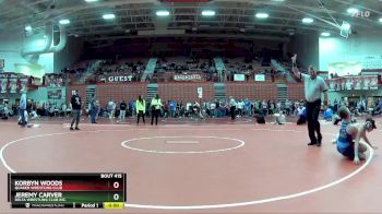 95 lbs Champ. Round 2 - Jeremy Carver, Delta Wrestling Club Inc. vs Korbyn Woods, Quaker Wrestling Club