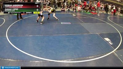 85-91 lbs Round 5 - Zariah Lopez, Montrose Elite vs Moriah Anderson, Champions Wrestling Club