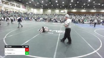 116 lbs Quarterfinal - Amadeus Sauceda, All In Wr Acd vs Hayden Foster, Yuba Sutter Combat