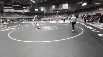 184 lbs Semifinal - Ladd Holman, Unattached vs Banks Love, Western Wyoming Community College