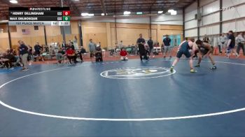 174 lbs 1st Place Match - Henry Dillingham, Clackamas Community College vs Max DelBosque, Clackamas Community College