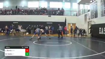 160 lbs Consolation - Jacob Burns, Conwell Egan vs Will Davis, Newport