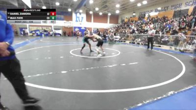 106 lbs Cons. Round 2 - Daniel Zamora, Grand Terrace vs Max Fate, Edison