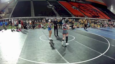 135 lbs Kaytylynn Goforth, Utah 1 HS Girls vs Tyla Paragas, Oklahoma HS Girls