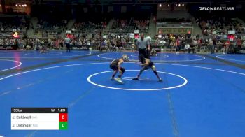 55 lbs Prelims - Johnnie Caldwell, Salina WC vs Jed Dellinger, Maize WC