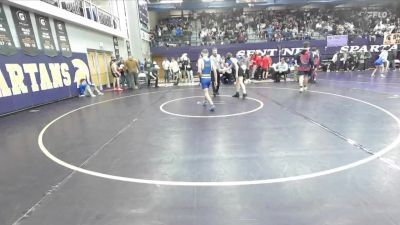 118 lbs Cons. Round 1 - Bridger Bache, Libby vs Gavin Crain, Stevensville