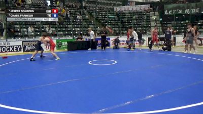 144 lbs 3rd Place Match - Jasper Sonberg, Caveman Wrestling vs Chase Franklin, Thorn Wrestling Club