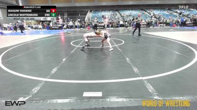 55 lbs 5th Place - Joaquin Vasquez, Steel City Reloaded vs Lincoln Whittenburg, Ceres Pups Wrestling Club