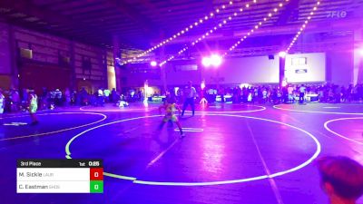 70 lbs 3rd Place - Marcus Sickle, Laurel Matburners vs Corbin Eastman, Shoshoni Sharp Shooters