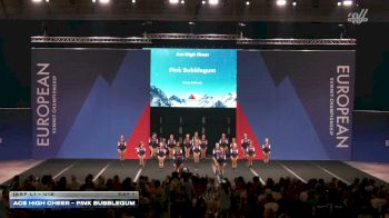 Ace High Cheer - Pink Bubblegum [2026 IASF L1 - U12 Day 1] 2026 The European Summit