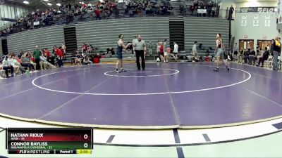 126 lbs Semis & 1st Wrestleback (8 Team) - Nathan Rioux, Avon vs Connor Bayliss, Indianapolis Cathedral