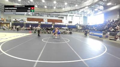 215 lbs Round 3 (3 Team) - Liam Hastings, Long Beach Sr vs Thomas Reed, Webster Schroeder High Sch