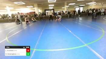 77 lbs Consi Of 4 - Landon Ercolani, Hamma Shack vs Dominic Smeraglino, Newtown (CT) Youth Wrestling