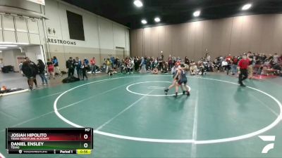 64-65 lbs Round 3 - Josiah Hipolito, Texas Wrestling Academy vs Daniel Ensley, Texas