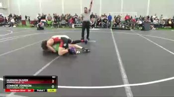 182 lbs Placement Matches (8 Team) - Hudson Oliver, Nebraska Blue vs Connor Johnson, South Dakota Fury