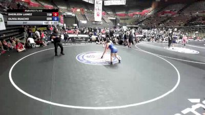 207 lbs Sherleen Lainez, TCWA - Tri-Counties Wrestling Association vs Olivia Ruacho, CVWA - Central Valley Wrestling Association