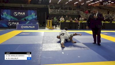 DIEGO DE ARAUJO SARAIVA vs ANISS EL HAJJAJY 2024 Pan Jiu Jitsu IBJJF Championship