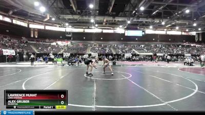 138 lbs Cons. Round 3 - Lawrence Muhat, Lake Stevens vs Alex Gruber, Riverton