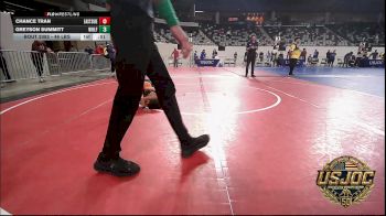 46 lbs Consi Of 8 #2 - Chance Tran, Eastside Pride Wrestling Club vs Greyson Summitt, Wolfpak Wrestling