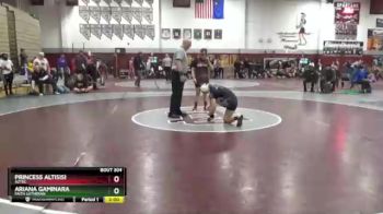 137 lbs Round 2 - Ariana Gaminara, Faith Lutheran vs Princess Altisisi, Aztec