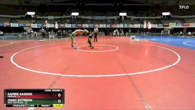 132 lbs Semis & Wb (16 Team) - Owen Entrekin, West Deptford vs Aamire Gaskins, Freedom