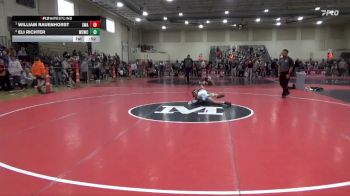 80 lbs Cons. Round 4 - William Rauenhorst, Summit Wrestling Academy vs Eli Richter, West Central Wrestling Club