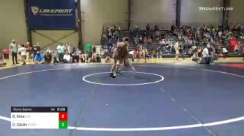 115 lbs Consolation - Gabriel Mize, Georgia Barn Burners vs Danny Couey, Woodland Wrestling