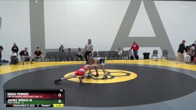 75 lbs Round 5 (6 Team) - James Wirick III, Team Atomic vs Noah Ferrer, The Outsiders Wrestling Club